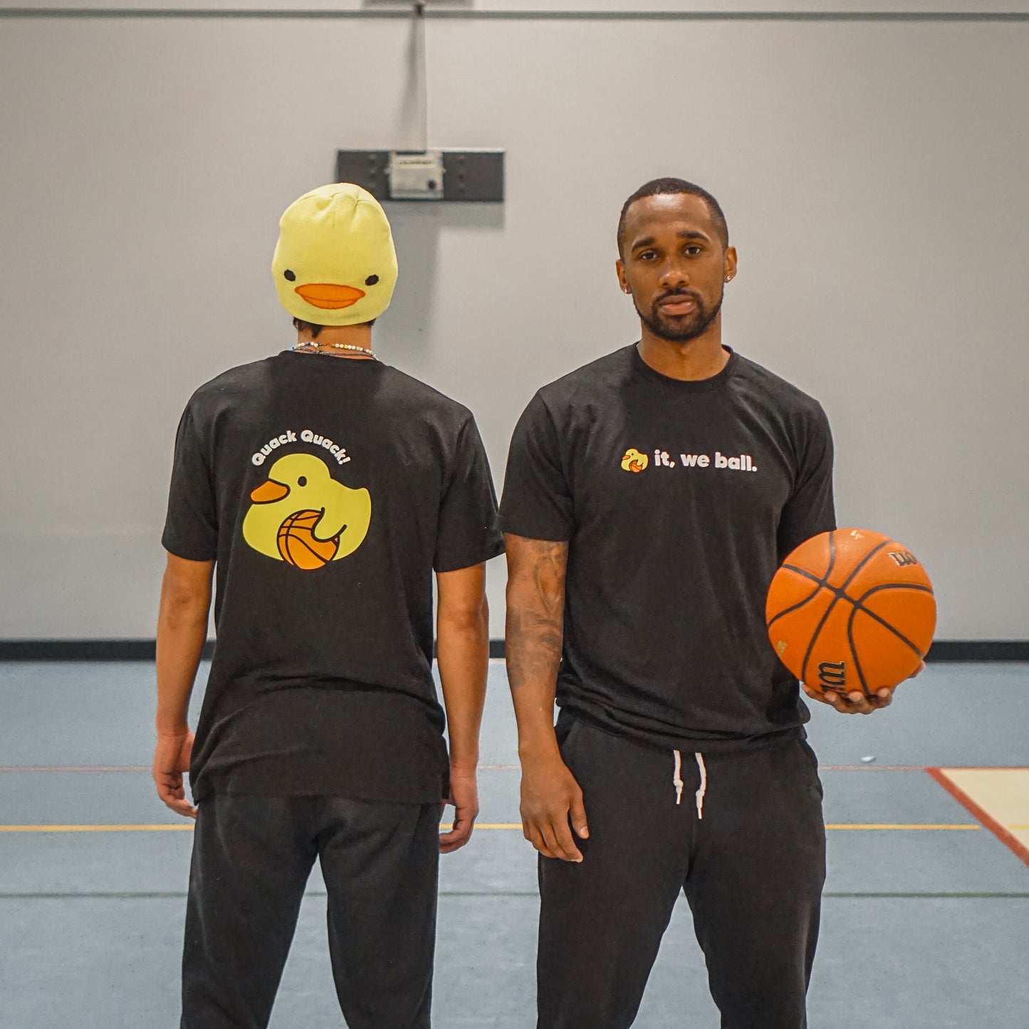 Duck It, We Ball Tee - Black
