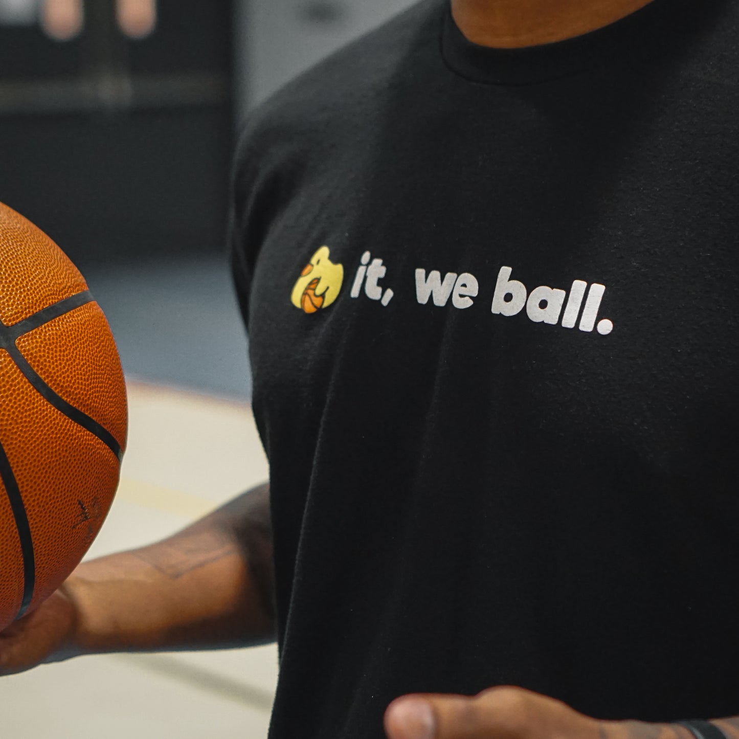 Duck It, We Ball Tee - Black