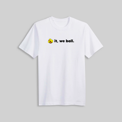 Duck It, We Ball Tee - White