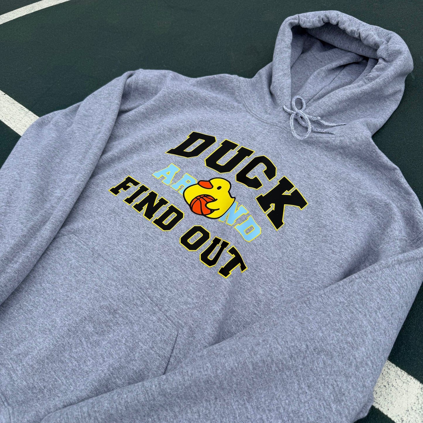 Duck Around Hoodie - Gray