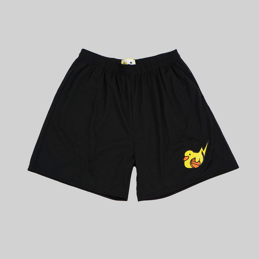 Dabbly Ducks Signature Mesh Shorts - Black
